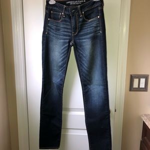 American Eagle Blue Skinny Jeans